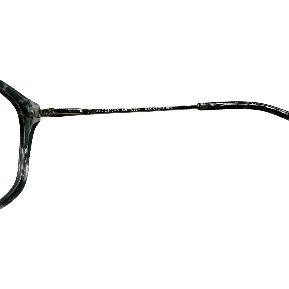 Advantage CVO W924 Black Tortoise Eyeglasses Frames 56-17-145 New‎